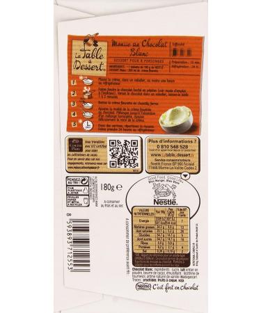 Nestl Dessert White Chocolate Bar 180 g - Pack of 5 - Buy Online on GoSupps.com