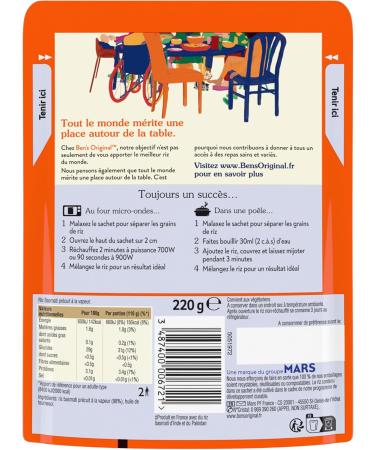 Ben's Original Basmati Rice 2 min - 220 g - Buy Online on GoSupps.com