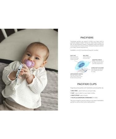 Twistshake Pacifier Set - Pastel Pink & Violet Ages 6 Months+ 2 Pack - Safe & Stylish Baby Soothers - Buy Online on GoSupps.com