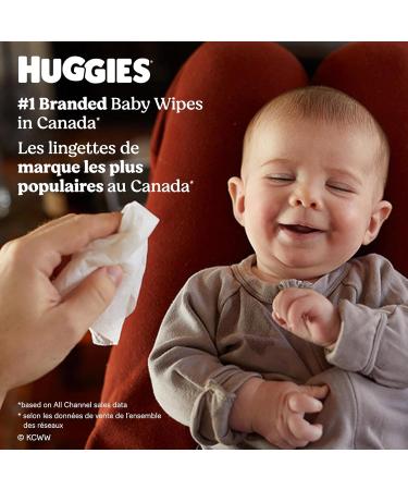 Huggies Wipes with Oat Aloe & Vitamin E Unscented 1 Push Button Pack (56 Wipes Total) - Buy Online on GoSupps.com