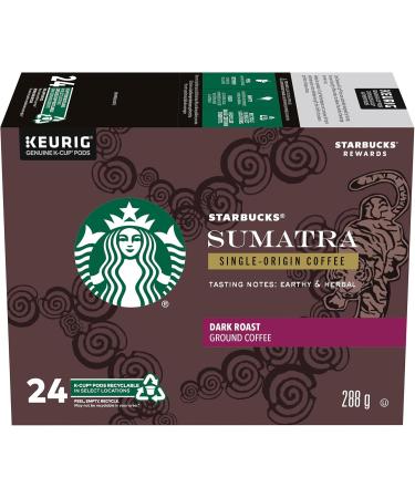 Starbucks French Roast Dark Roast Coffee Single Serve Keurig K-Cup Pods 24 Capsules & Sumatra Dark Roast Coffee Single Serve Keurig K-Cup Pods 24 Capsules - Buy Online on GoSupps.com