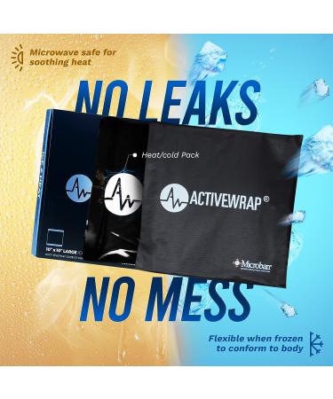 ActiveWrap Foot & Ankle Ice Pack Wrap for Plantar Fasciitis Pain - Small/Medium Black - Buy Online on GoSupps.com