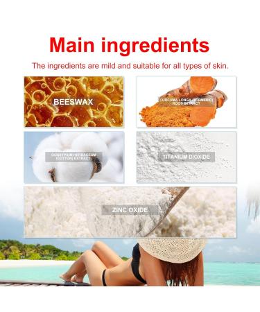 2PC Sheghy Cotton Soft Sun Stick SPF50+ Korean Skin Care Sunscreen Stick Lightweight Hydrating Tinted Facial Sunscreen Moisturizing Protector Solar Sunblock for Face and Body Refreshing & Non-Greasy - Buy Online on GoSupps.com