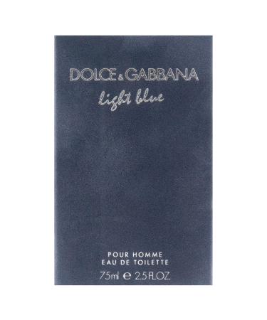 Dolce & Gabbana Light Blue for Men Eau de Toilette Spray 2.5 Fl Oz - Authentic Fragrance for Men - Buy Online on GoSupps.com