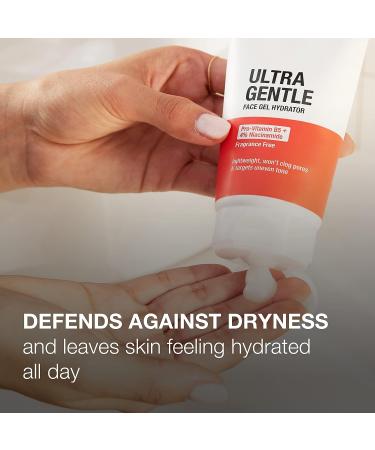 Neutrogena Ultra Gentle Face Gel Hydrator for Acne-Prone Skin | Pro-Vitamin B5, 4% Niacinamide | Targets Uneven Skin Tone | 5.0 oz - Buy Online on GoSupps.com