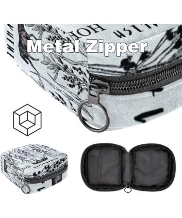 Buy Wildlife Animal Horse Menstrual Pad Bag Stylish & Functional Storage for Teens & Women | Zip Pocket for Menstruation Pads & Cups - Buy Online on GoSupps.com