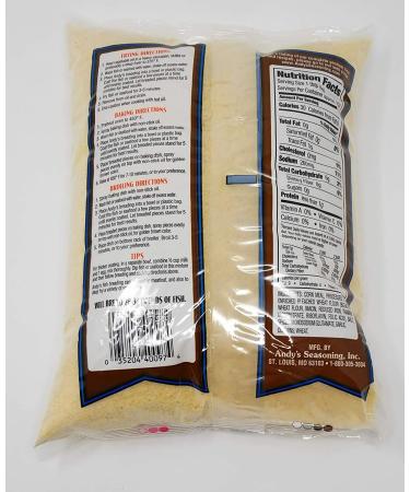 Andy's Yellow Fish Breading 5lbs - Perfectly Seasoned Coating for Delightful Fish Dishes - Buy Online on GoSupps.com