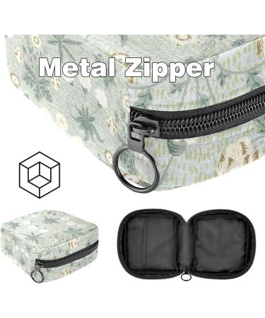 Women's Floral Tampon Storage Bag - Multi-Pocket Binding-Up Bags for Menstrual Needs | International Shipping - Buy Online on GoSupps.com