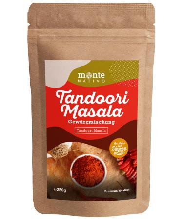 Tandoori Monte Nativo Masala Spice Blend (250g) Tandoori Spice Indian Spice Mix Dried and Aromatic Spices