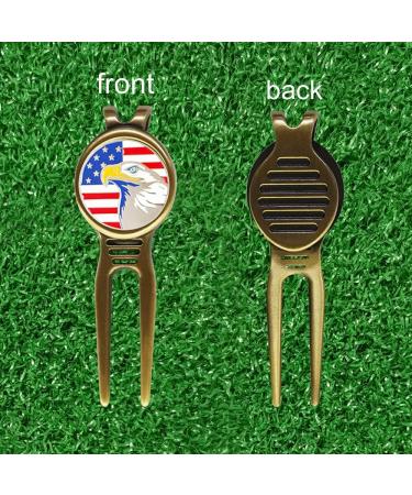 Bronze Golf Metal Divot Repair Tool with 24.5mm Ball Marker by Myartte - Buy Online on GoSupps.com