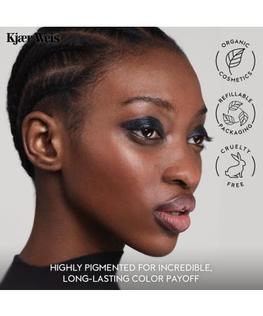 Kjaer Weis Cream Eyeshadow | Highly Pigmented Metallic Gold | Organic Blendable Cruelty-Free Makeup for Long Lasting Looks - Buy Online on GoSupps.com
