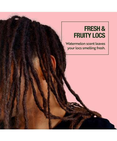 Watermelon Loc Moisturizer Spray for Dreads Dreadlocks Braids Faux Locs Crochet Locs Sisterlocks Microlocs | Hydrating Refreshing Hair and Scalp Spray | Natural | Vegan | Residue Free - Buy Online on GoSupps.com