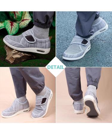 Orthopedic Diabetic Shoes for Men - Extra Wide Width Adjustable Walking Sneakers for Elderly - Orthofeet with Air Cushion Support - Buy Online on GoSupps.com