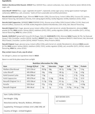 Premium Coffee Gift Hamper Set - Includes Instant Coffee, Biscoff Biscuits & More | Ideal Gift for Men & Women - Buy Online on GoSupps.com