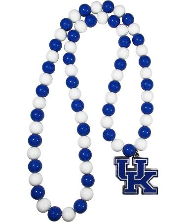 NCAA Kentucky Wildcats Fan Bead Necklace - 24 Team Color Officially Licensed Women's Jewelry - Buy Online on GoSupps.com