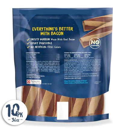Purina Busy with Beggin' Twist'd Rawhide-Free Bacon Dog Treats 10ct - Small/Medium Size - Buy Online on GoSupps.com