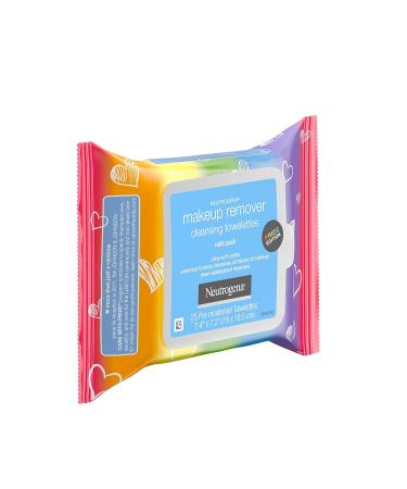 Neutrogena Makeup Remover Cleansing Towelettes - Daily Face Wipes for Dirt Oil & Makeup Removal - Special Edition Care with Pride - 25 ct - Buy Online on GoSupps.com