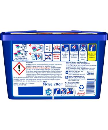 Buy Spee Power Caps Universal 4 + 1 - Heavy-Duty Detergent for Light & White Laundry (18 Loads) - Made in Germany - International Shipping Available - Buy Online on GoSupps.com