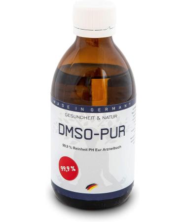 X1 DMSO-PUR | 99.9% Pharmaceutical Purity Dimethyl Sulfoxide | 250ml Brown Glass Bottle | Made in Germany | International Shipping Available - Buy Online on GoSupps.com