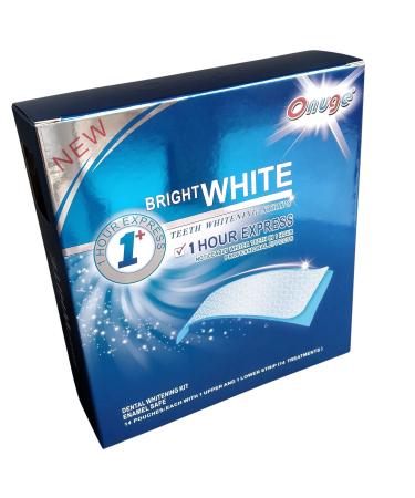 Advanced Teeth Whitening Strips Non-Sensitive Pain-Free 14 Sessions Professional Strength Tooth Bleaching Gel Easy to Use Non-Slip for a Brighter Whiter Smile