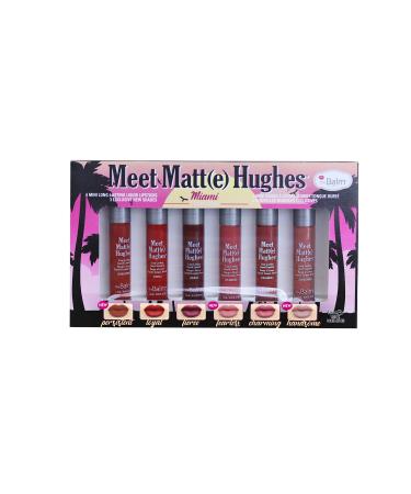 theBalm Meet Matte Hughes Miami Mini Kit (Set of 6) - Persistent Loyal Fierce Fearless Charming Handsome