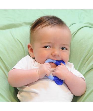 green sprouts Silicone Teethers (2 Pack) | Soothes Gums & Promotes Healthy Oral Development | Aqua Teething Toys - Buy Online on GoSupps.com