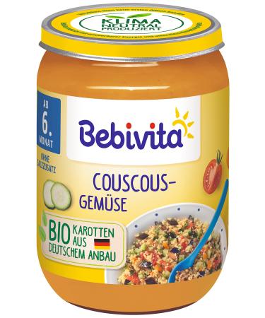 Bebivita menus from the 6th month Couscous-vegetables (6x190g) Da15004 Couscous-vegetables 190g 190g New