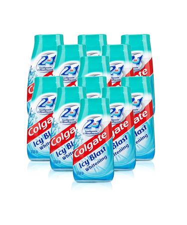 Colgate Colgate 12-Pack 2-in-1 Toothpaste and Mouthwash 100ml Travel Size
