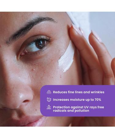 Vieve's Leaves Face Moisturizer for Sensitive Skin | Hydrating Blemish-Soothing Vegan Cream | Natural & Cruelty-Free - Buy Online on GoSupps.com