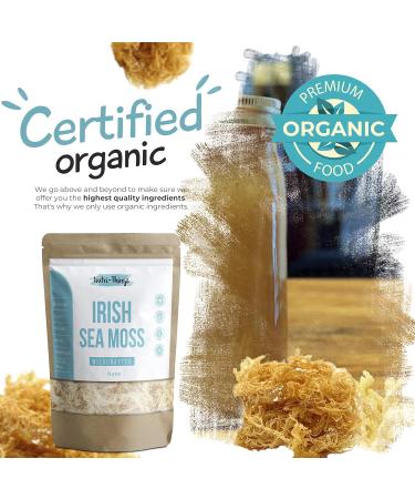 Irish Sea Moss Superfood - 92 Essential Minerals, Plant-Based Protein, Vegan Formula, Wildcrafted, 116g - Buy Online on GoSupps.com