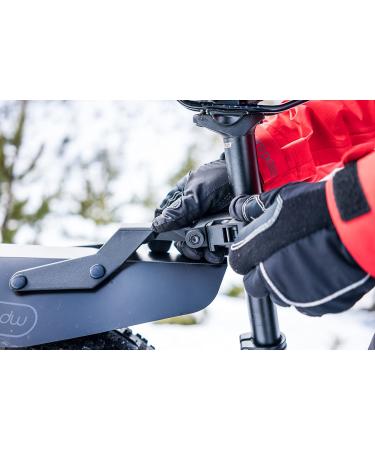 PDX Mud Shovel 6.5 Rear Fat/Plus Fender - Black Topo | Portland Design Works - Buy Online on GoSupps.com