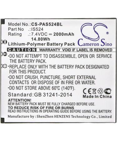FITHOOD Battery Replacement for Pax D210 IS524 - 2000mAh 7.4V - International Shipping Available - Buy Online on GoSupps.com