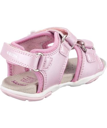 Geox Girl's B Sandal Agasim in Pink - Size 8.5 UK | Comfortable and Stylish Kids' Sandals - Buy Online on GoSupps.com