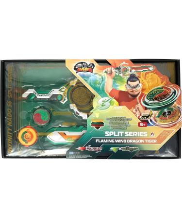 Infinity Nado Roundabout - Metal Battle Tops for Boys | Spinning Tops Launcher Toys | Beyblade Nado for Kids 5+ | Split Series: Flaming Wind Dragon & Tiger - Buy Online on GoSupps.com