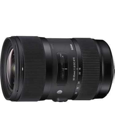 Sigma 18-35mm F1.8 Art DC HSM Lens for Canon, Black (210101) Canon US Version