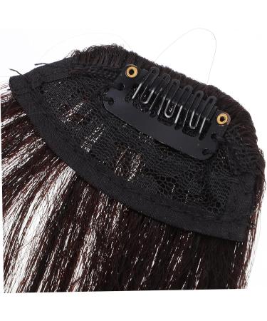 minkissy Piece Mini Clips for Hair Scisors Hair Clips for Bangs Hair Clips for Extensions Fake Bangs Fake Hair Bangs Hair Clip Extension Human Hair Wig with Bang Clip in Hair Bangs Lengthen medium Coffee - Buy Online on GoSupps.com