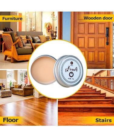 Wood Floor Wax Polish | Multipurpose Beewax Wood Seasoning Restorer 25g Bees Waxing Furniture Polish for Home Furniture Protection Furniture Care - Buy Online on GoSupps.com