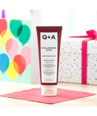 Q+A Hyaluronic Acid Hydrating Cleanser - Gentle & Smoothing Cleanser for Skin Moisturization (125ml) - Buy Online on GoSupps.com