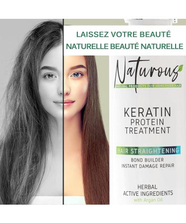 Natural Keratin Complex Smoothing Treatment Kit - 6.76 fl. oz (Pack of 2) - Safe, Easy, and Effective Straightening Treatment for Silky Smooth Hair - Buy Online on GoSupps.com