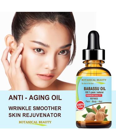 Botanical Beauty Babassu Oil - 100% Pure Natural Refined Cold-Pressed Carrier Oil for Face Skin Body Hair & Nails - Rich in Vitamin E & C - 1 Fl oz (30 ml - Buy Online on GoSupps.com