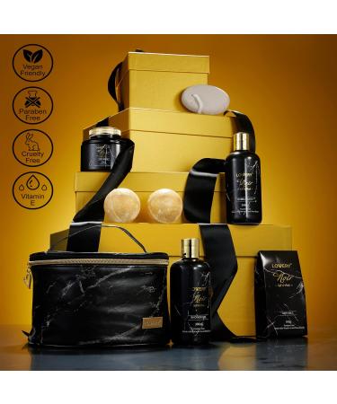 Luxury Gifts for Him | Noir Men's Bath Gift Baskets - Spa Sets for Boyfriend Dad & More - Buy Online on GoSupps.com