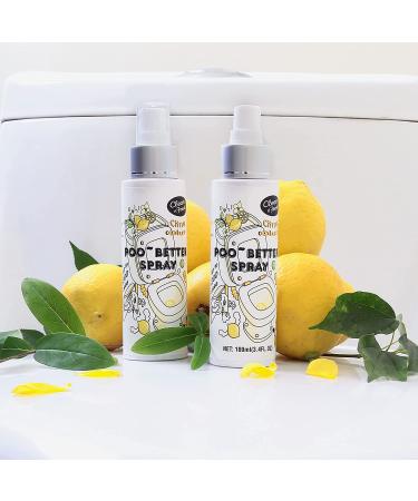 7 oz Before-You-Go Toilet Spray | 800+ Uses | 100% Natural Citrus Bathroom Deodorizer - Buy Online on GoSupps.com