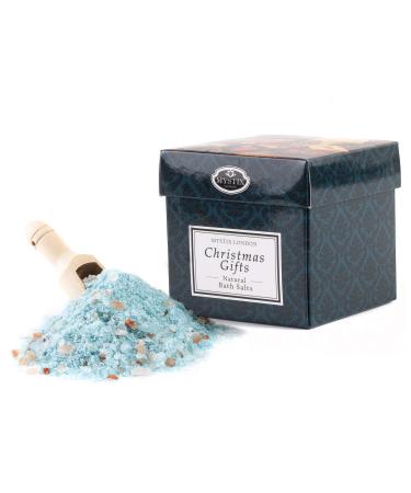 Mystix London | Christmas Gifts - 100% Natural Bath Salts | A Medley of Epsom Dead Sea Mineral and Himalayan Pink Salts | Perfect as a Gift | Handmade in UK