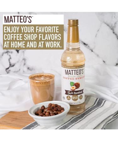 Matteo's Barista Style Sugar Free Coffee Syrup - Zero Calories Keto-Friendly Coffee Syrups & Flavors - USA-Made Kosher Sugar Free Coffee Flavoring Syrup For Home & Work (French Vanilla 25.4 Oz 2-pk) 750 ml (Pack of 2) Coffee Syrup - Buy Online on GoSupps.com