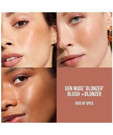 bareMinerals Gen Nude Blonzers - Talc-Free Blush & Bronzer Hybrid | Buildable Luminous Vegan Holiday Glow Palette for All-Day Wear - Buy Online on GoSupps.com