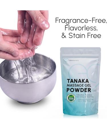 Tanaka Edition Nuru Massage Gel Powder 500g | Aloe Vera Seaweed Liquorice & Green Tea | Paraben & Glycerine Free | Made in Japan | 1.05 Gallon Yield - Buy Online on GoSupps.com