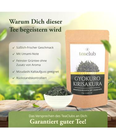 BESUPPLY Gyokuro Kirisakura 500g Green tea from Japan tastyfruity with fine sweetness and umami Japanese green tea loose premium quality Green Tea TeaClub - Buy Online on GoSupps.com