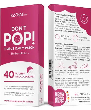 Essenceme Essence Hydrocolloidal Acne Patch Waterproof Fast Absorption Effective Treatment of Skin Impurities Dont Pop 40 Invisible Patches - Buy Online on GoSupps.com