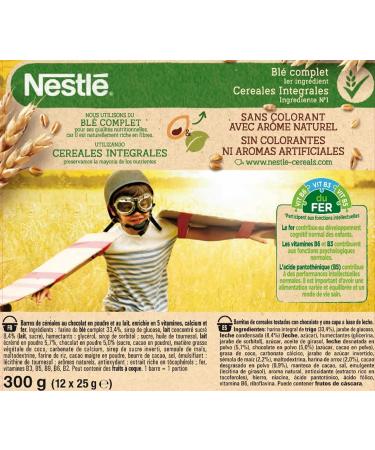  Nesquik Nestl Nesquik - Cereal Bars - 12 Bars of 25 g - Buy Online on GoSupps.com