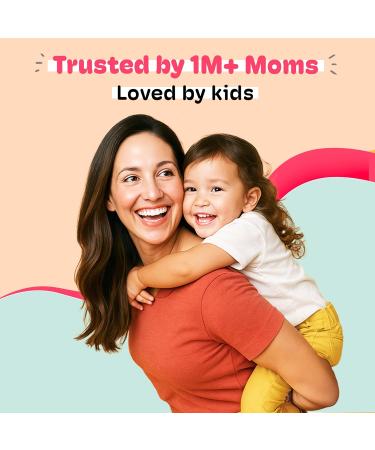 Little Joys Kids Multivitamin Gummies I Fiber-Based prebiotic Gummy | 2+Years I DHA (Omega-3) Vitamin C & D B12 A Zinc | Immunity & Bone Health | Sugar Free | Non GMO | Strawberry I 30 Day Pack - Buy Online on GoSupps.com
